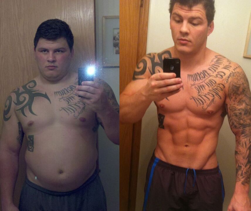 Antes y después de usar Keto Black para adelgazar