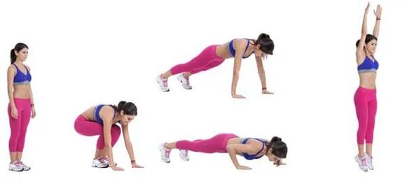 ejercicio de burpee